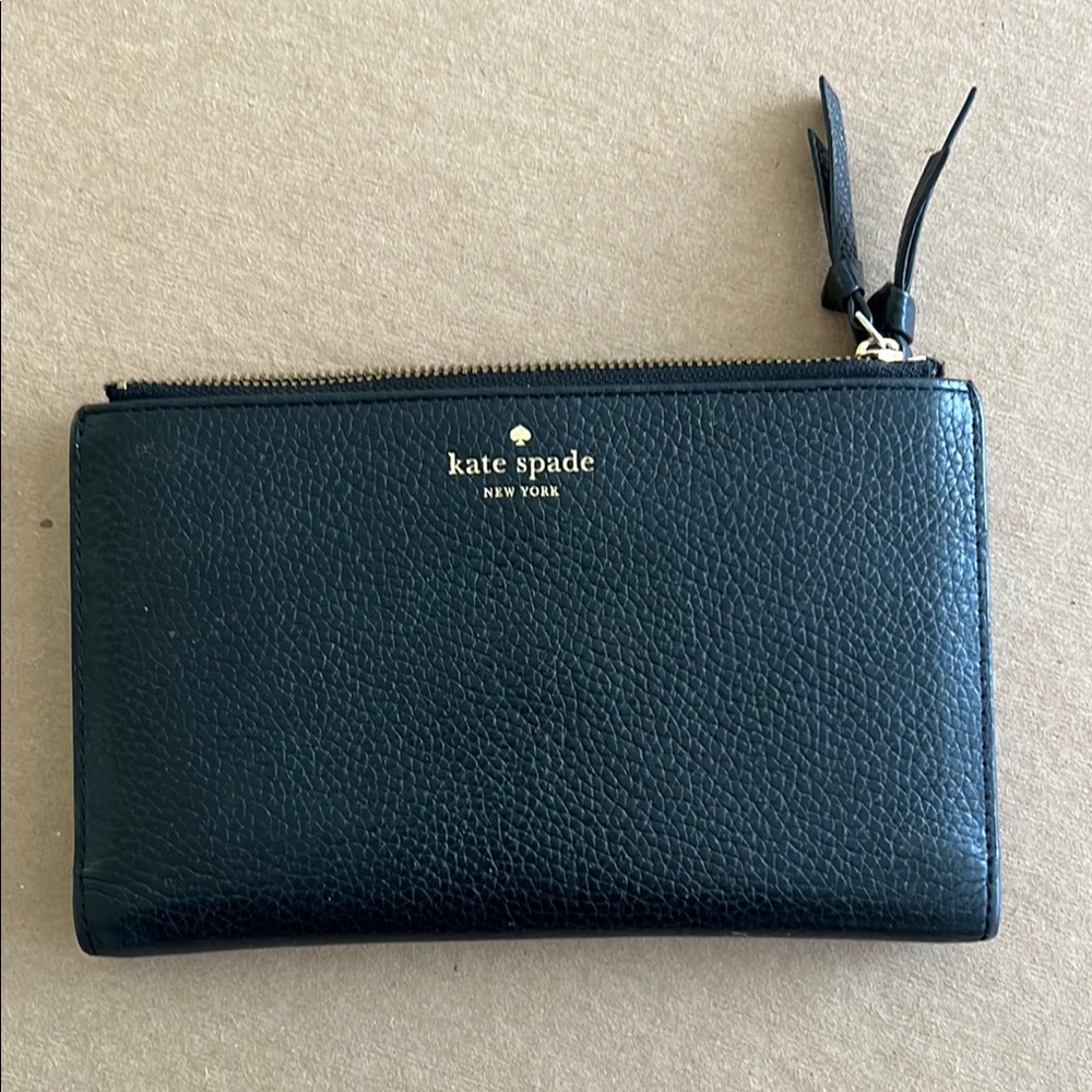 Kate Spade Black Leather Wallet